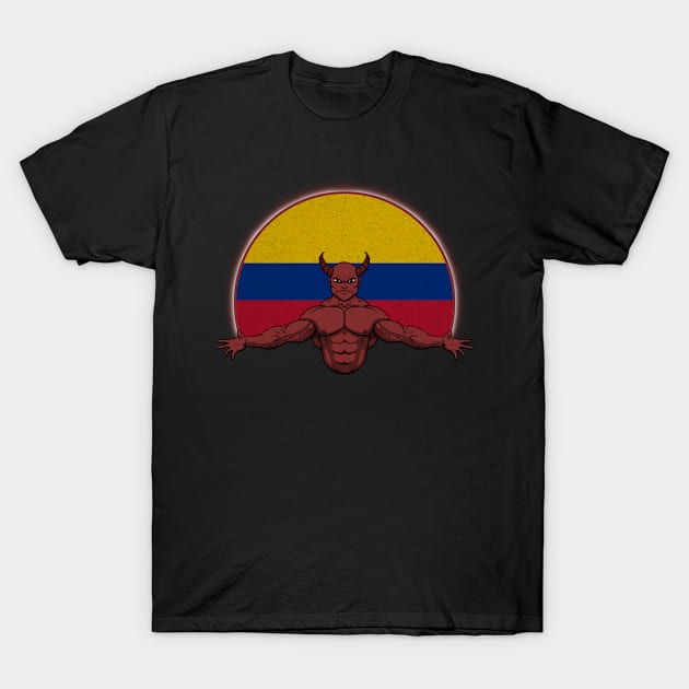 Devil Colombia T-Shirt by RampArt